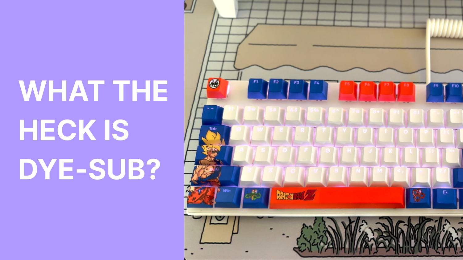 What Is Dye Sublimation for Keycaps? A Complete Guide