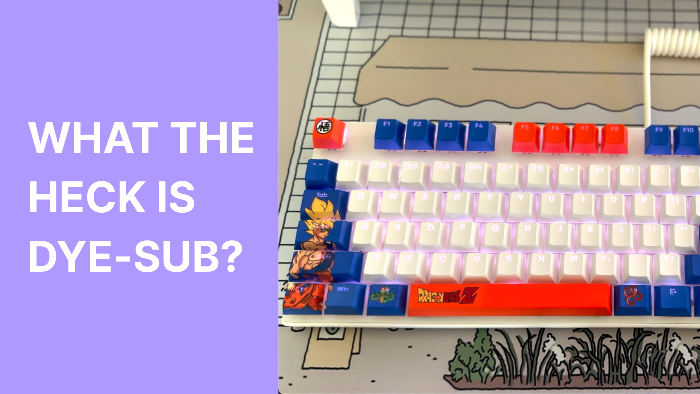 What Is Dye Sublimation for Keycaps? A Complete Guide