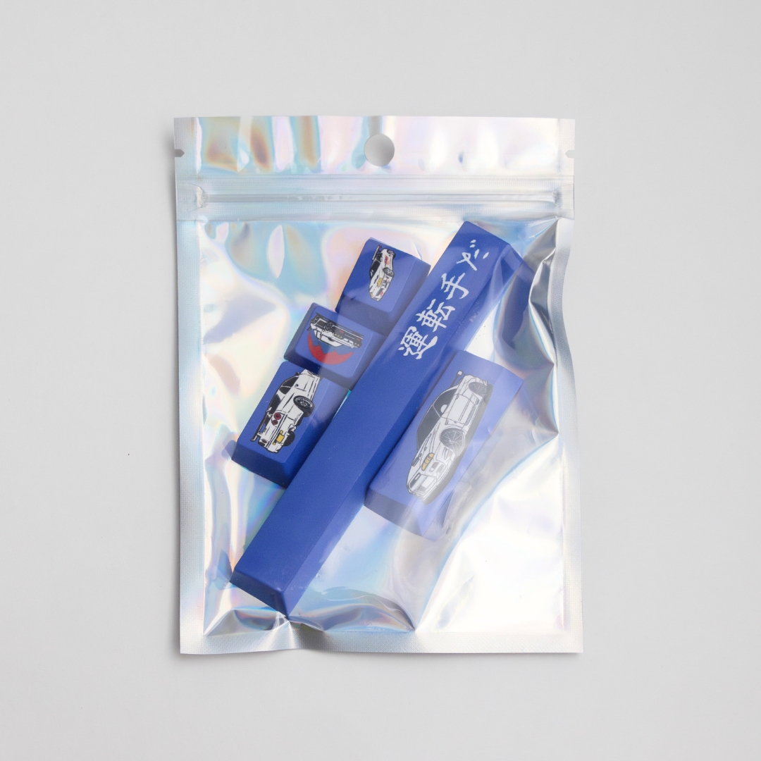 Blue JDM Accent Set Keycaps