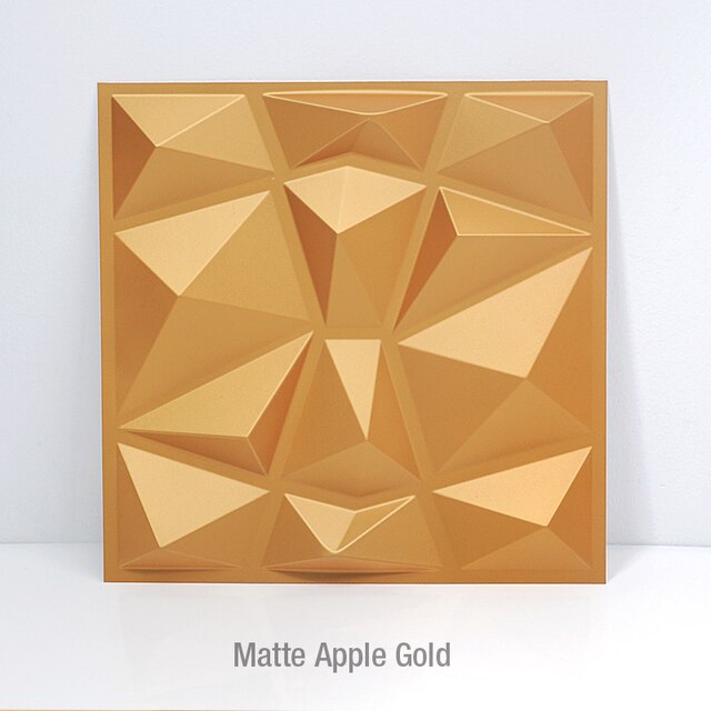 Matte Apple Gold 3d wall panel