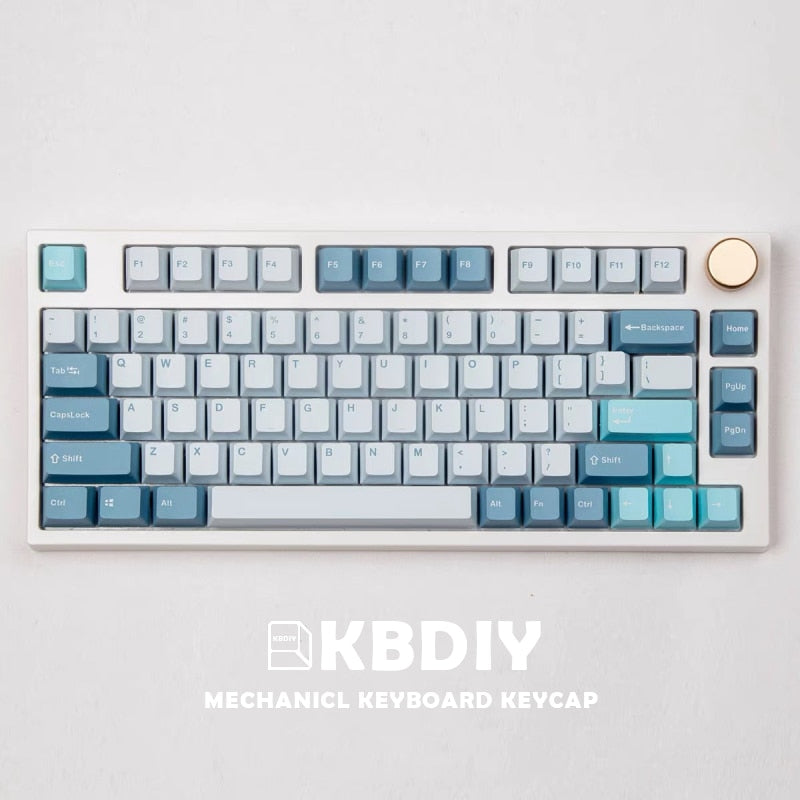 KBDiy GMK Shoko Keycaps Double Shot PBT Keycap OEM Profile Key Caps for Mechanical Keyboard Custom 135 Keys/Set HHKB EU Layout