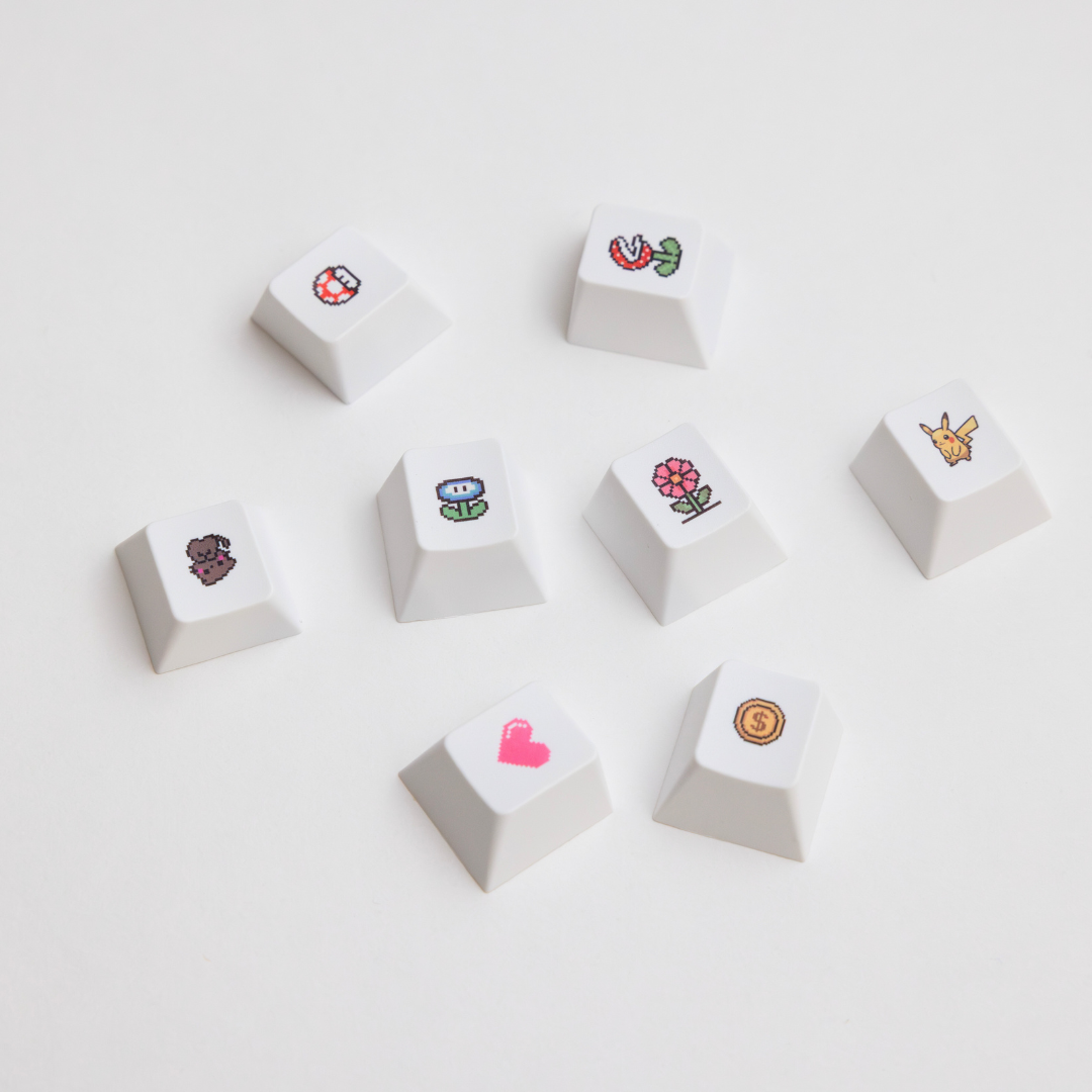 retro single keycaps