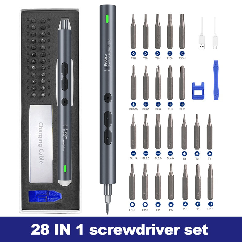 28 in 1 screwdriver set, perfect for mechanical keyboards