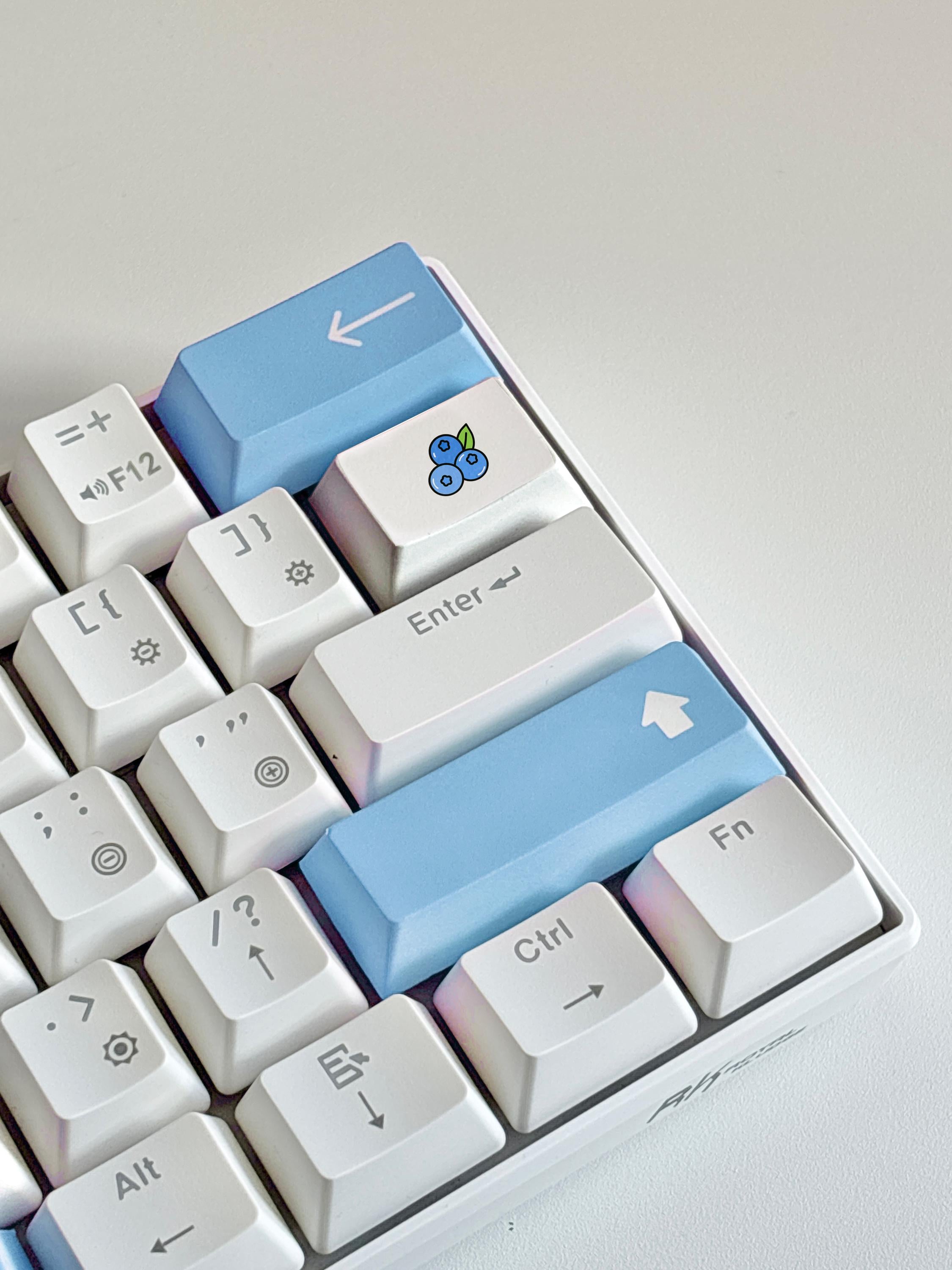 cherry profile keycaps blue custom keycaps blueberry keycaps