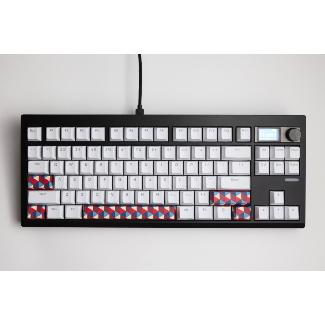 Red Abstract Accent Set Keycaps